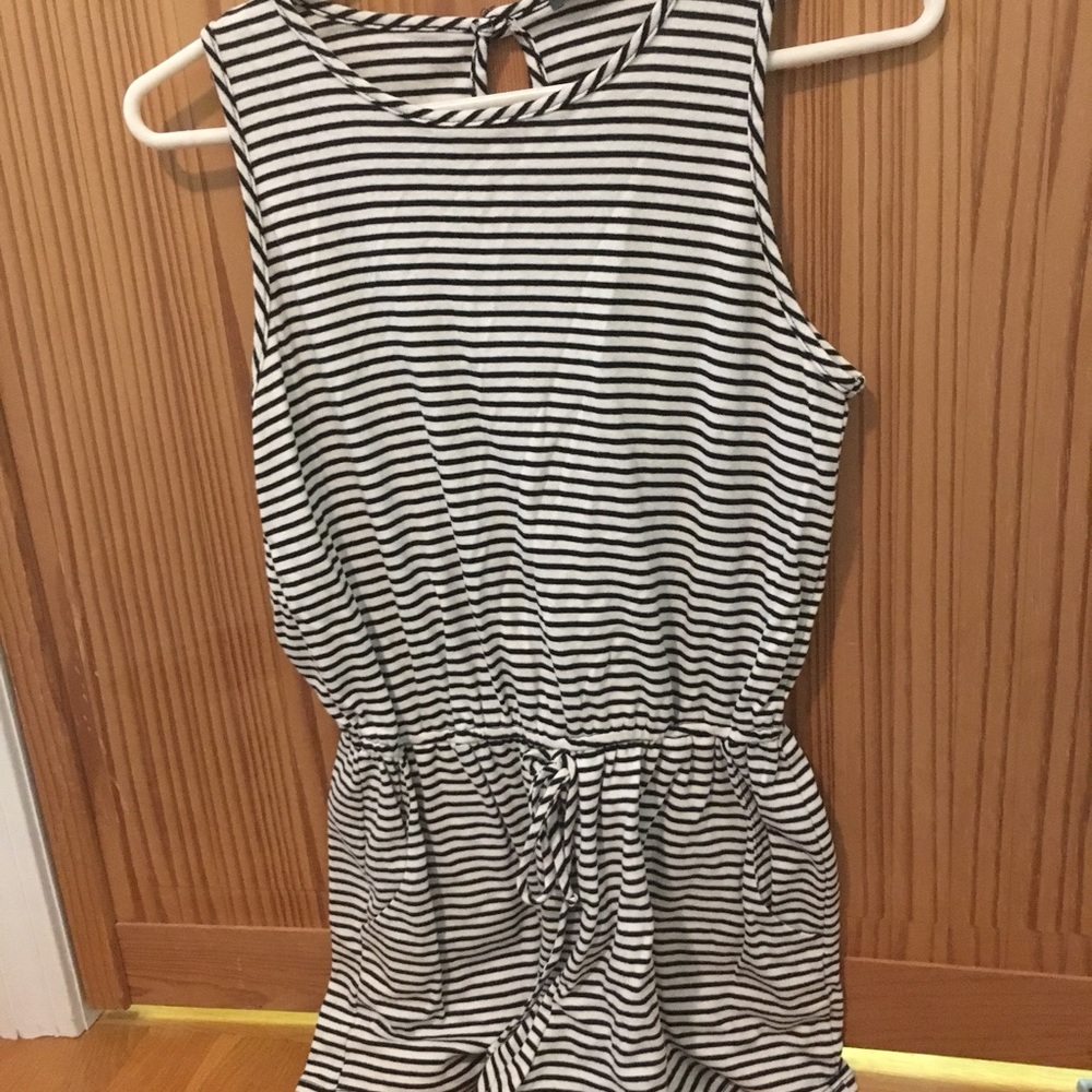 Striped romper